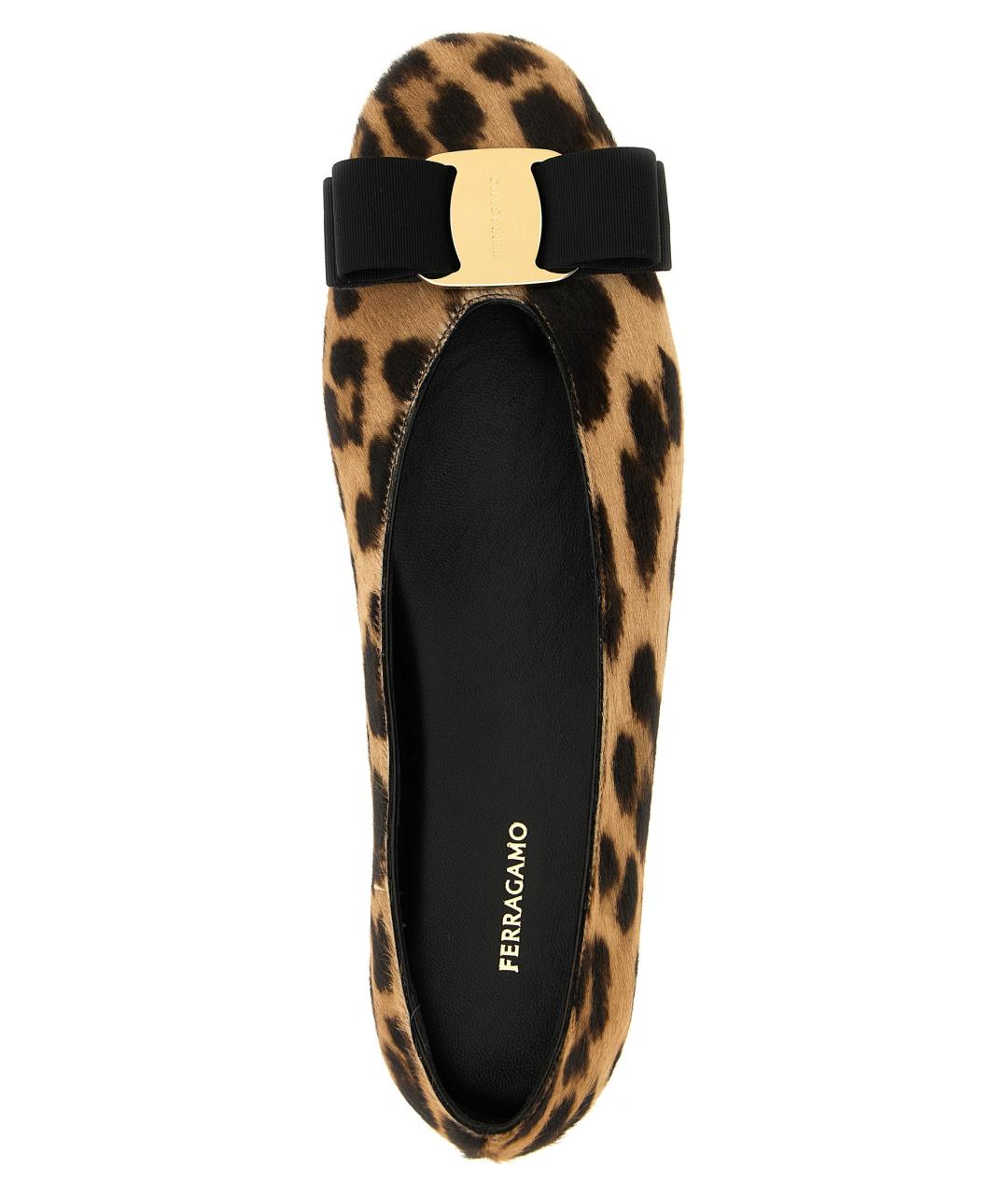 FERRAGAMO Мульти кожаные балетки, фото 4