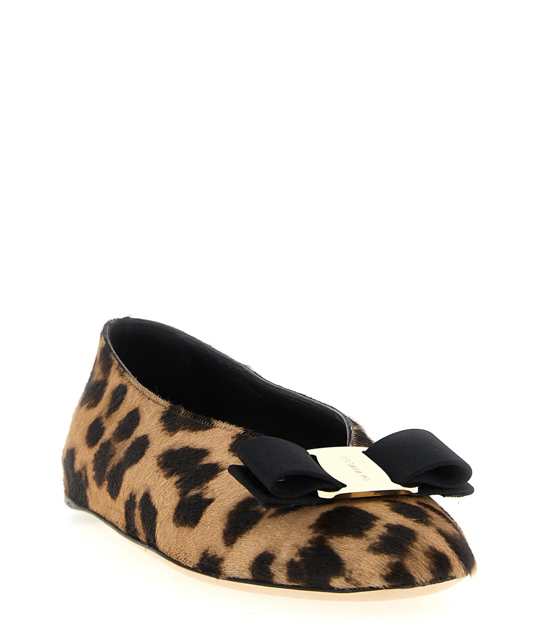 FERRAGAMO Мульти кожаные балетки, фото 2