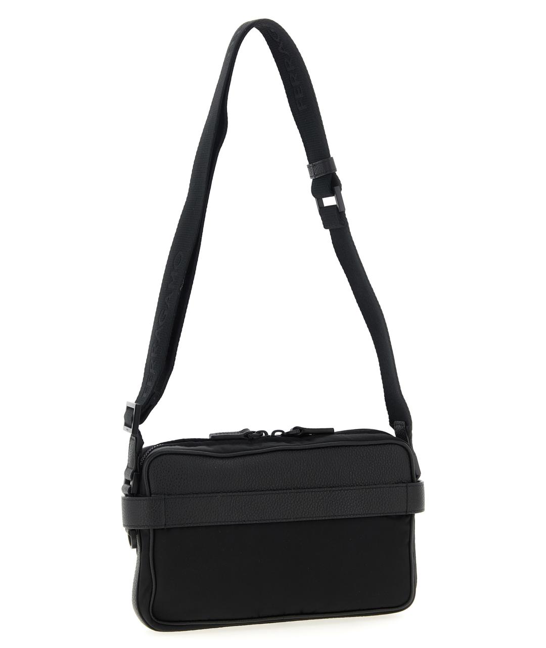 FERRAGAMO Черная сумка на плечо, фото 2