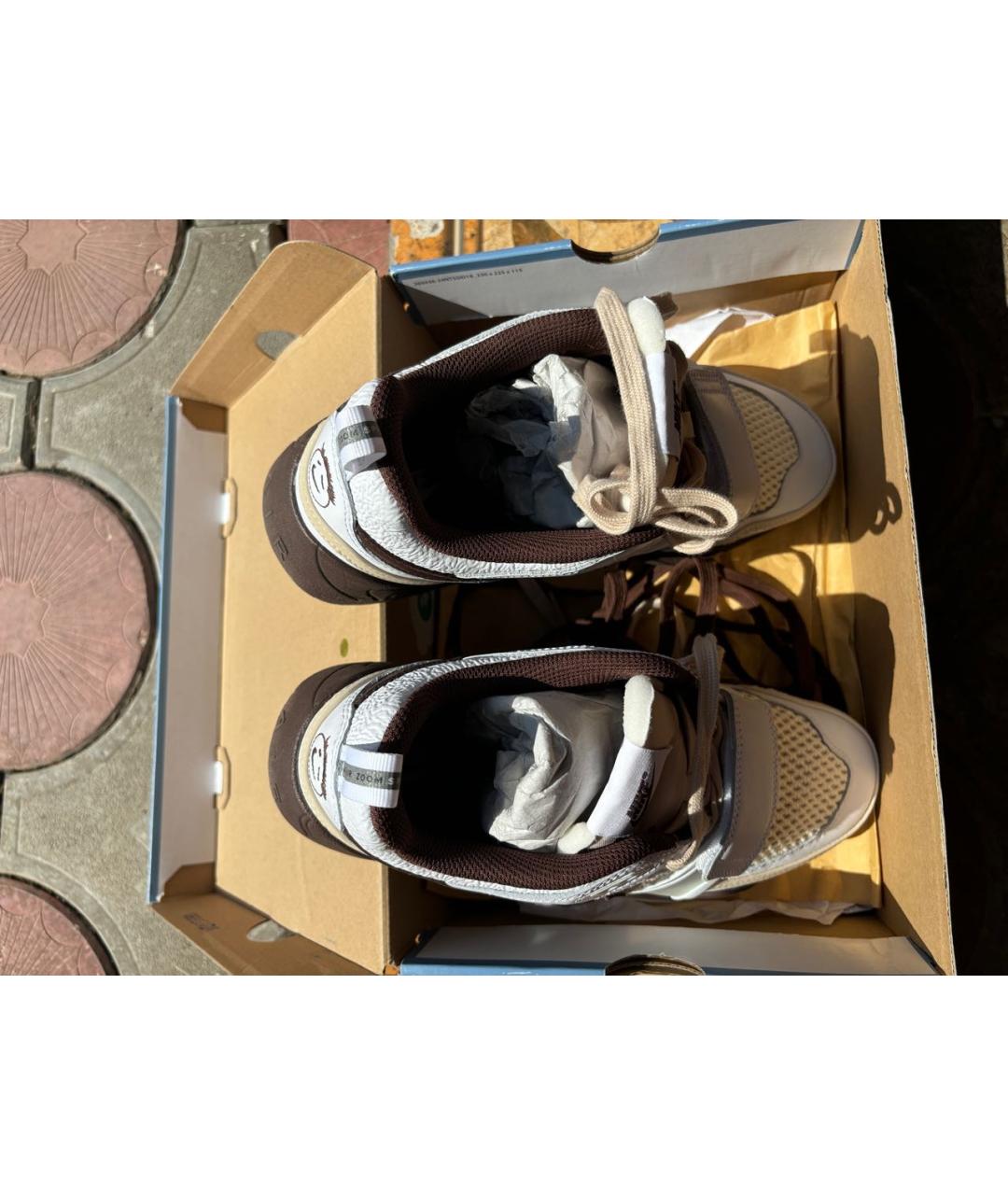 NIKE Коричневые низкие кроссовки / кеды, фото 3