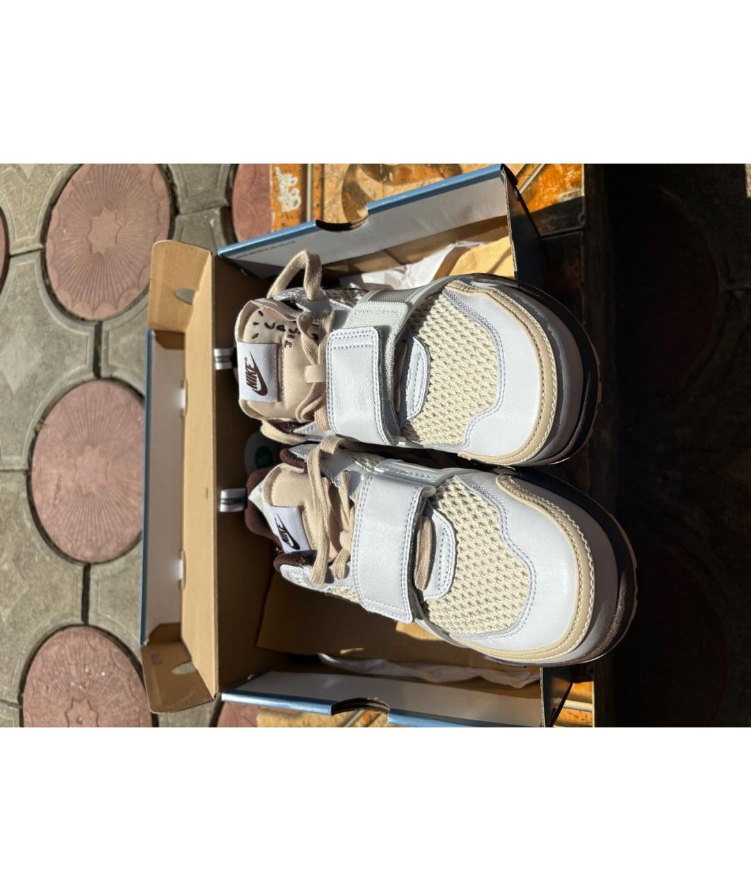 NIKE Коричневые низкие кроссовки / кеды, фото 7
