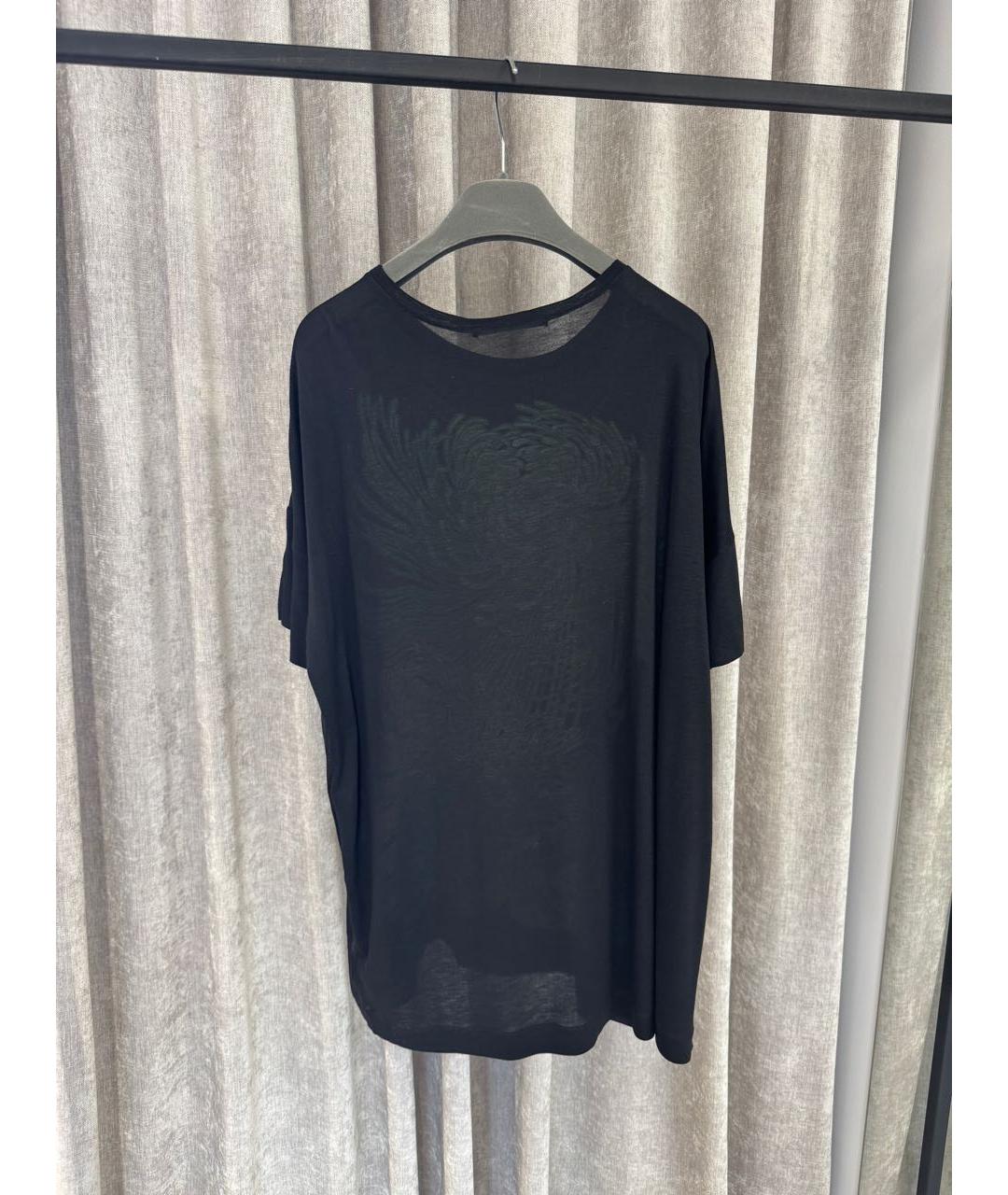 GUCCI Черная шелковая блузы, фото 3