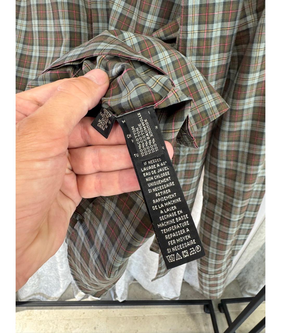 RALPH LAUREN Хаки хлопковая рубашка, фото 4