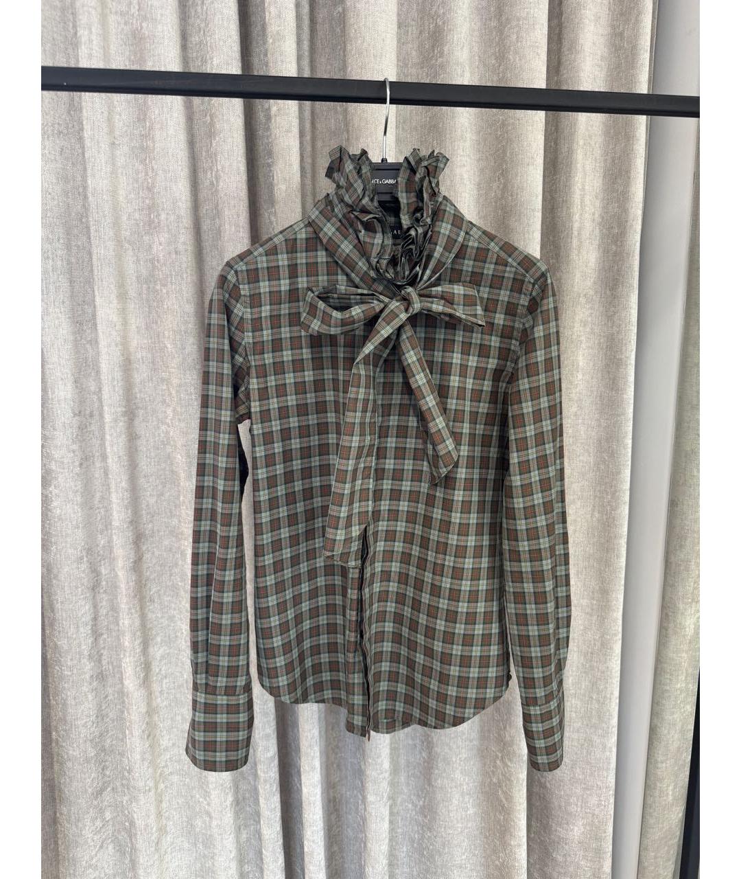 RALPH LAUREN Хаки хлопковая рубашка, фото 5
