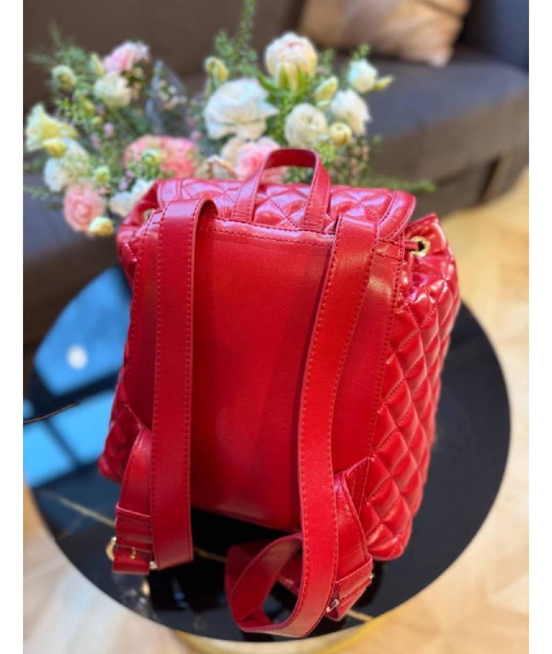 LOVE MOSCHINO Красный рюкзак, фото 4