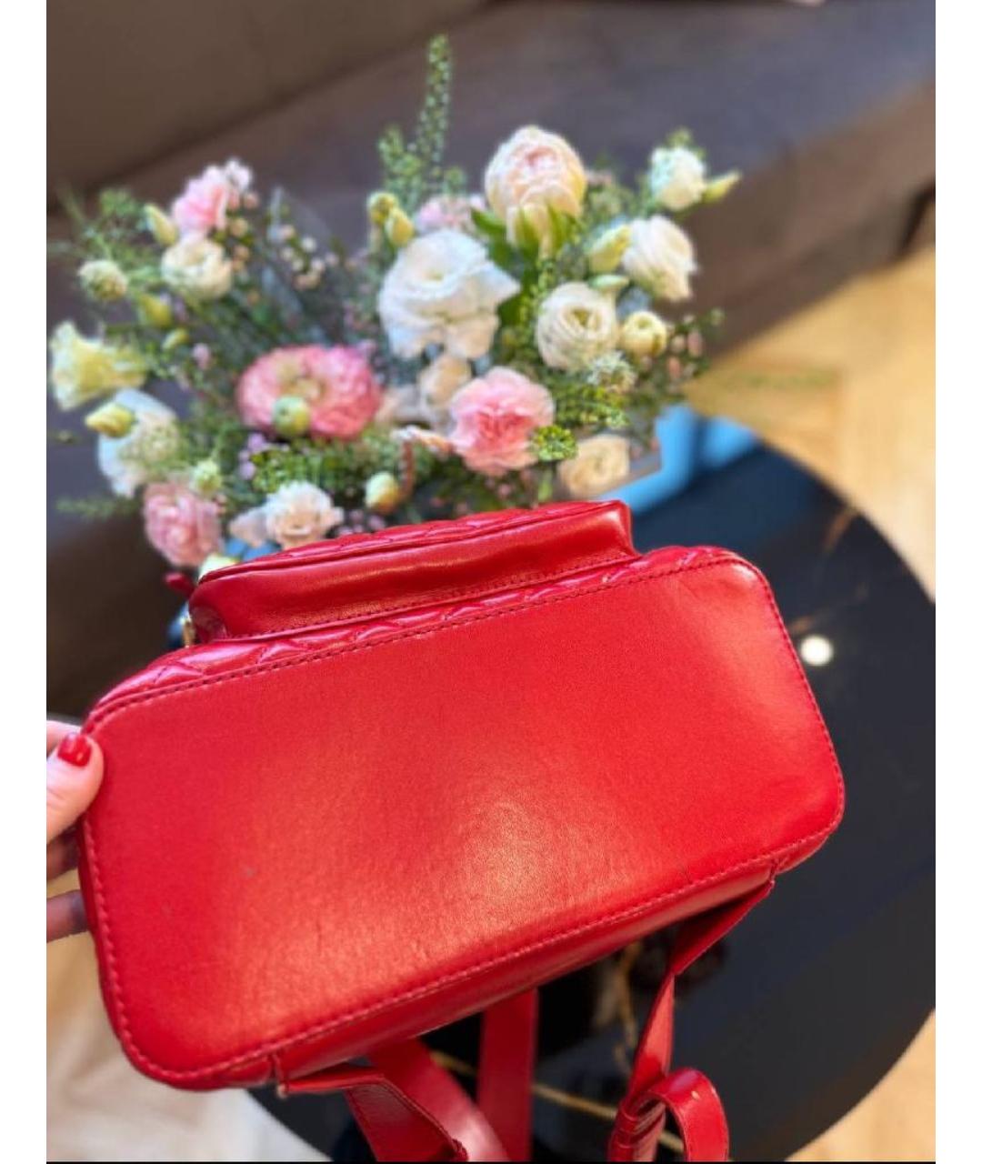 LOVE MOSCHINO Красный рюкзак, фото 3