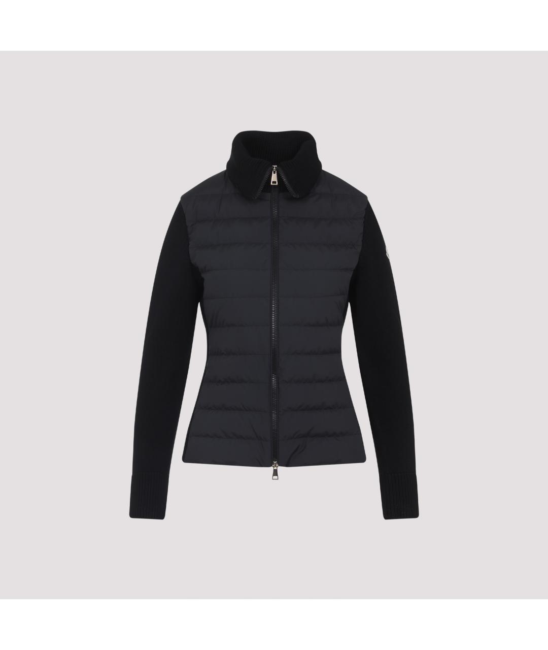MONCLER Черная шерстяная куртка, фото 3