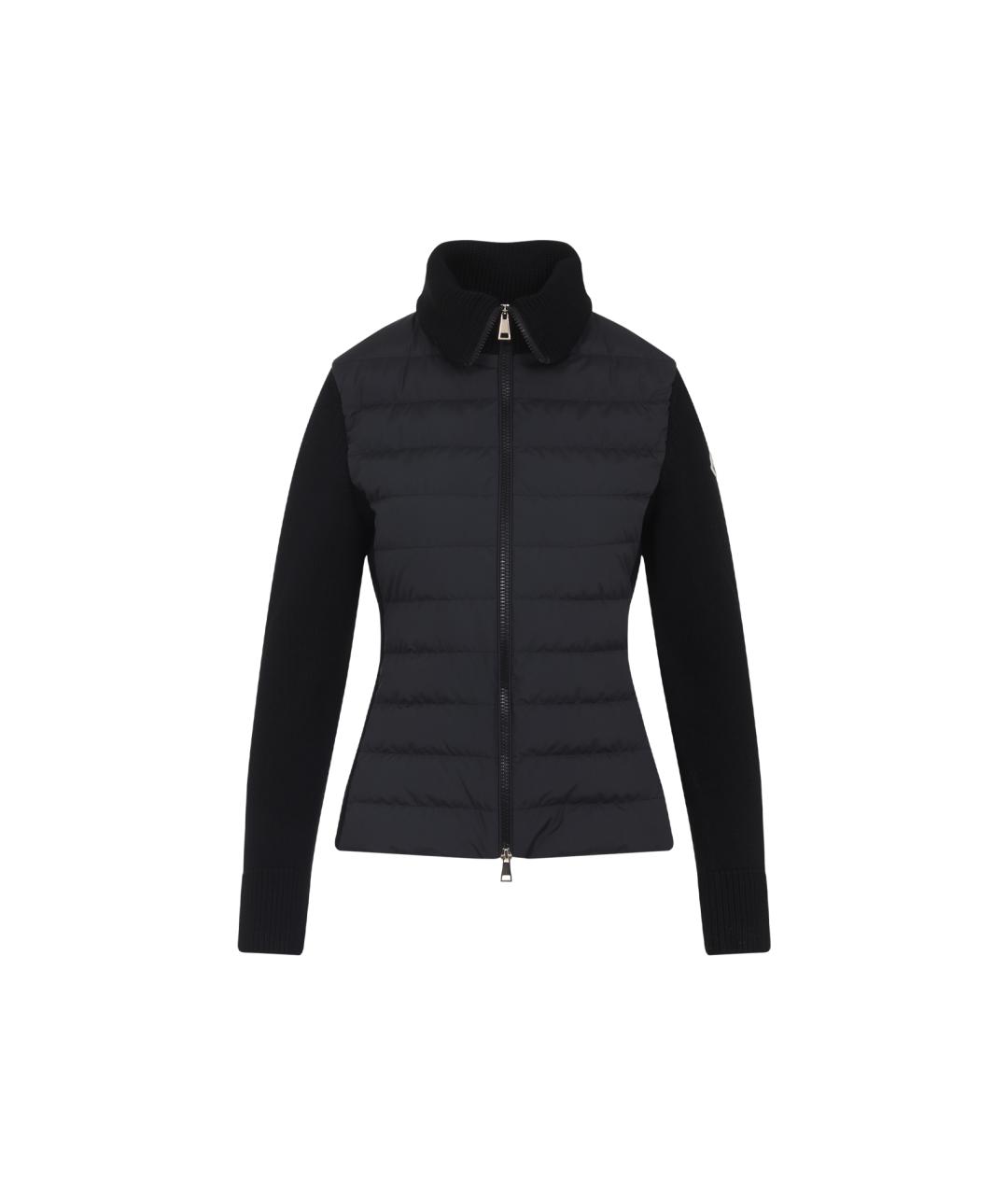 MONCLER Черная шерстяная куртка, фото 1