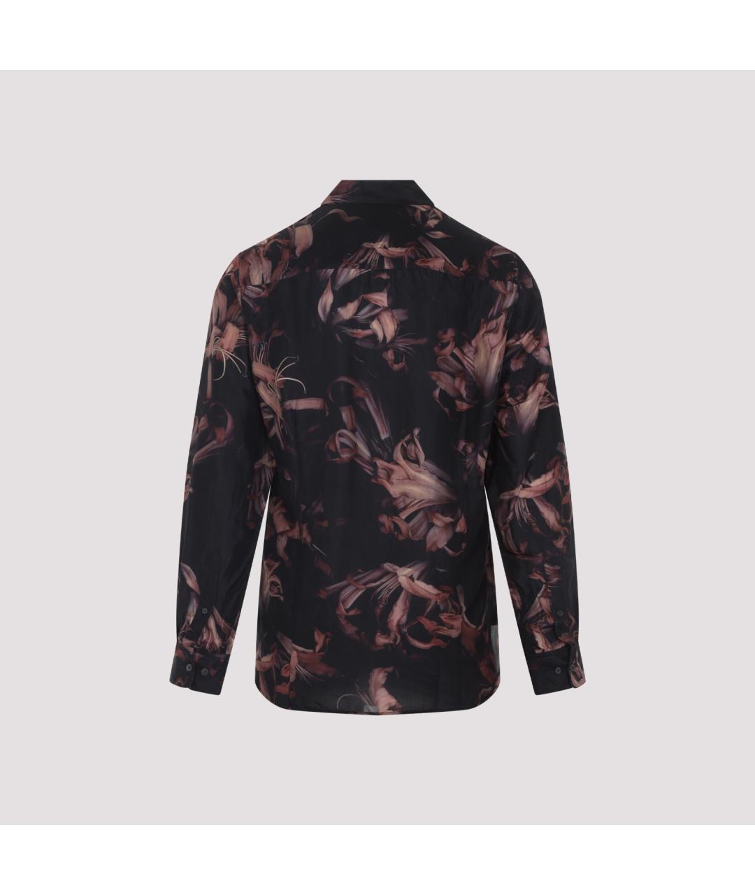 DRIES VAN NOTEN Мульти шелковая кэжуал рубашка, фото 4