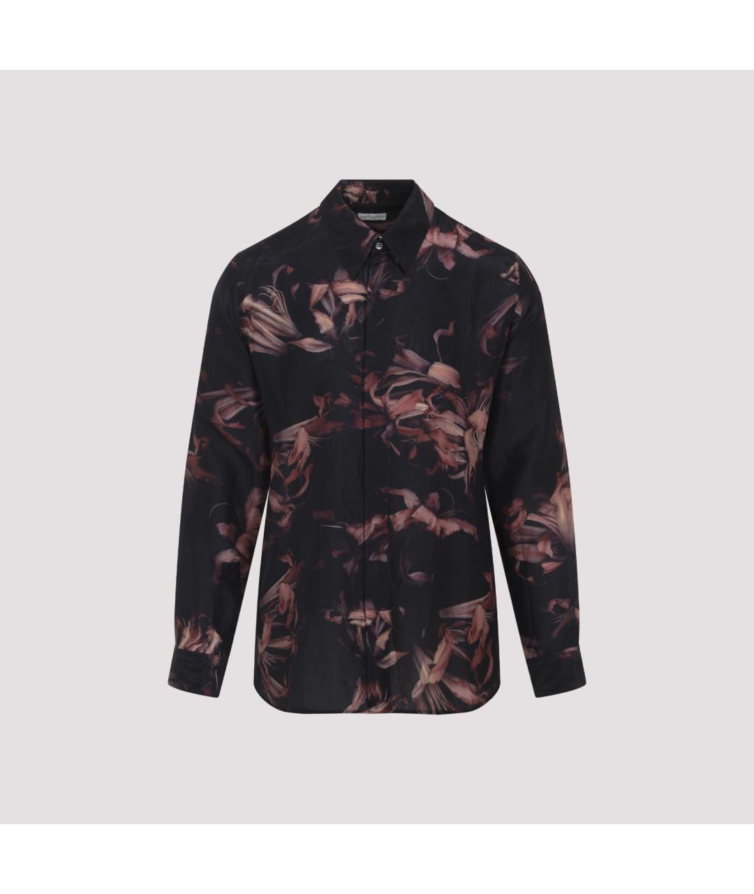 DRIES VAN NOTEN Мульти шелковая кэжуал рубашка, фото 3