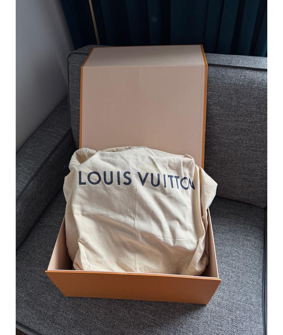 LOUIS VUITTON Коричневый кожаный рюкзак, фото 8