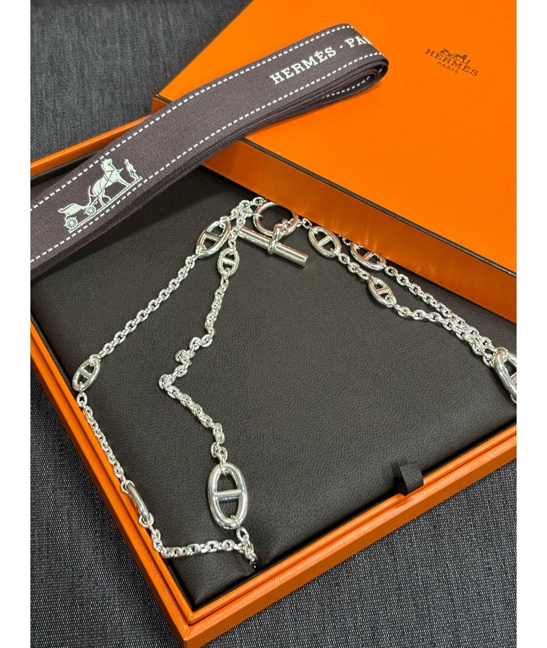 HERMES Серебряная серебряная цепочка, фото 2