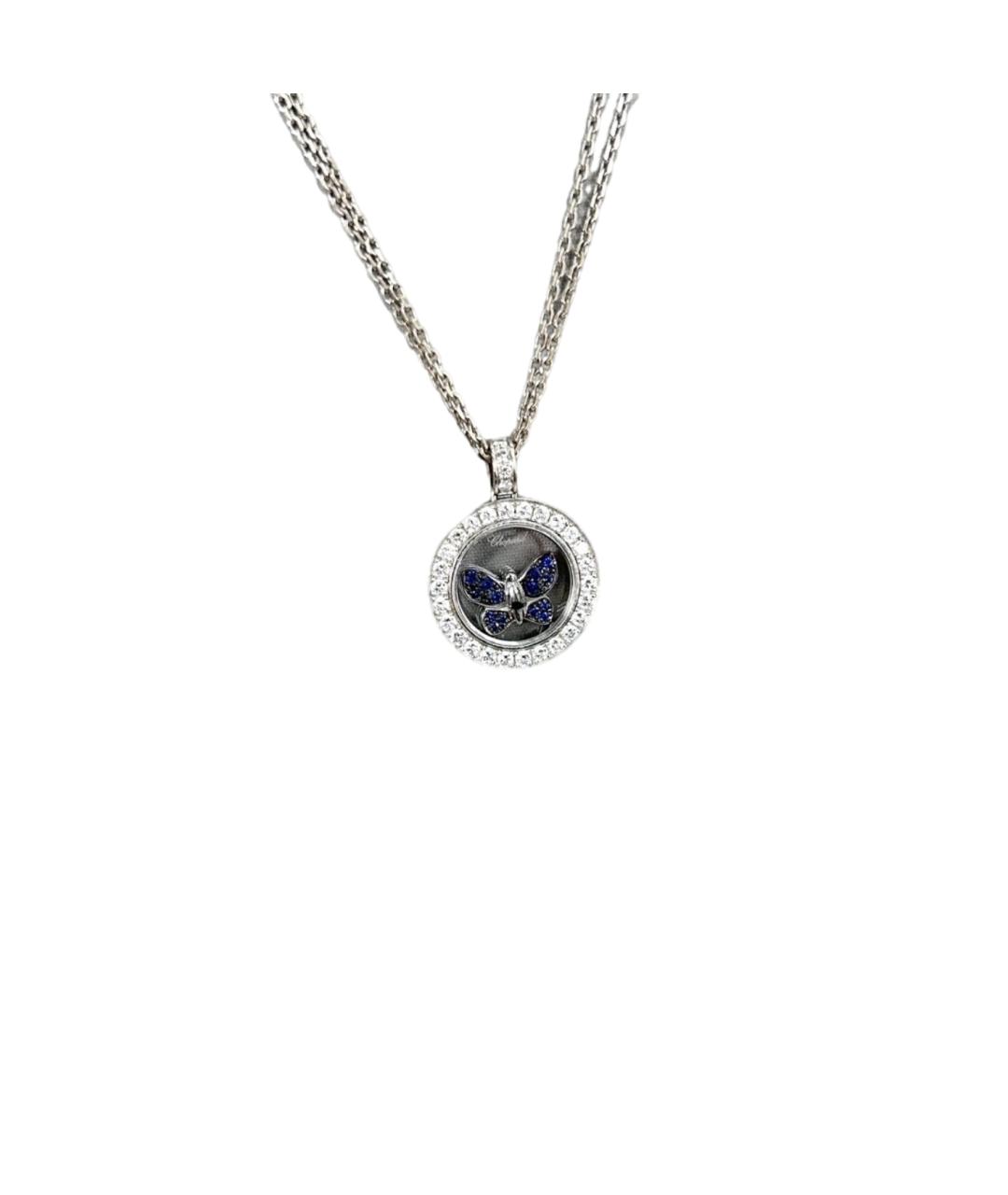 CHOPARD Серебряное колье из белого золота, фото 7