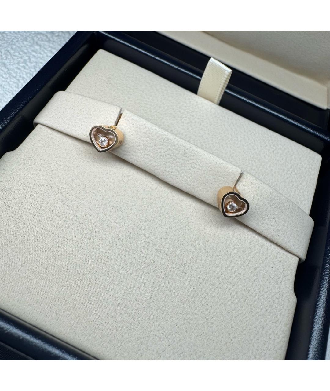 CHOPARD Золотые серьги из розового золота, фото 3