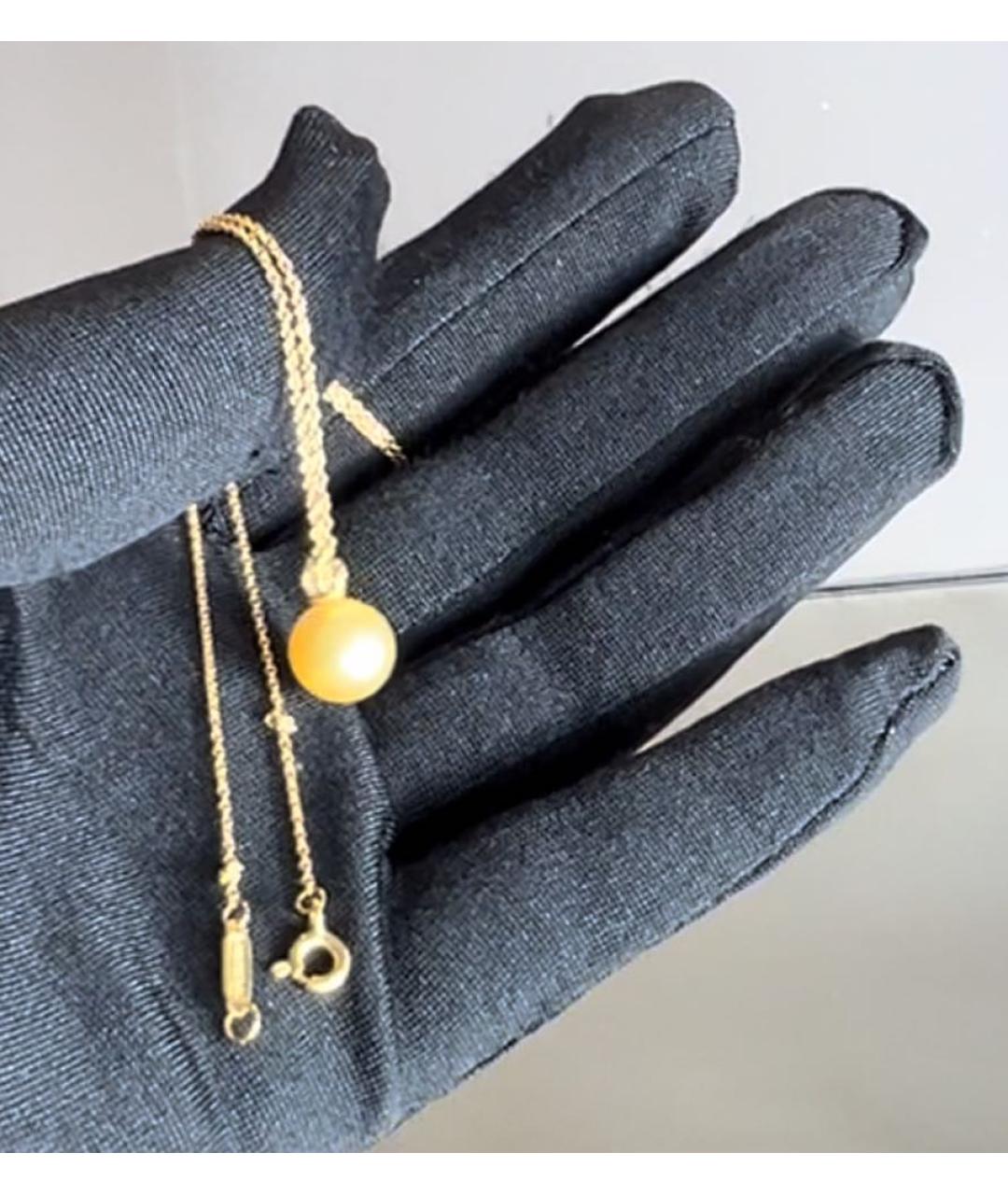 Mikimoto Желтая подвеска из желтого золота, фото 2