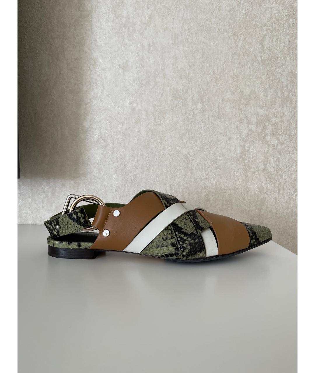 3.1 PHILLIP LIM Мульти кожаные мюли, фото 6