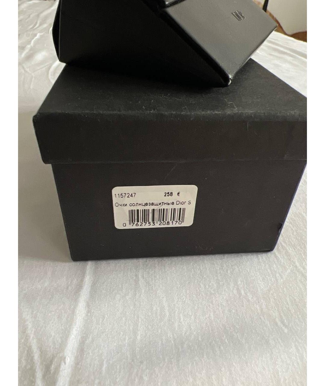 CHRISTIAN DIOR Золотые металлические солнцезащитные очки, фото 4