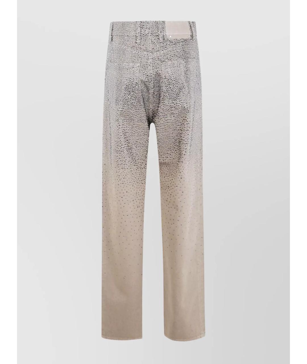 GOLDEN GOOSE DELUXE BRAND Мульти хлопковые прямые джинсы, фото 3