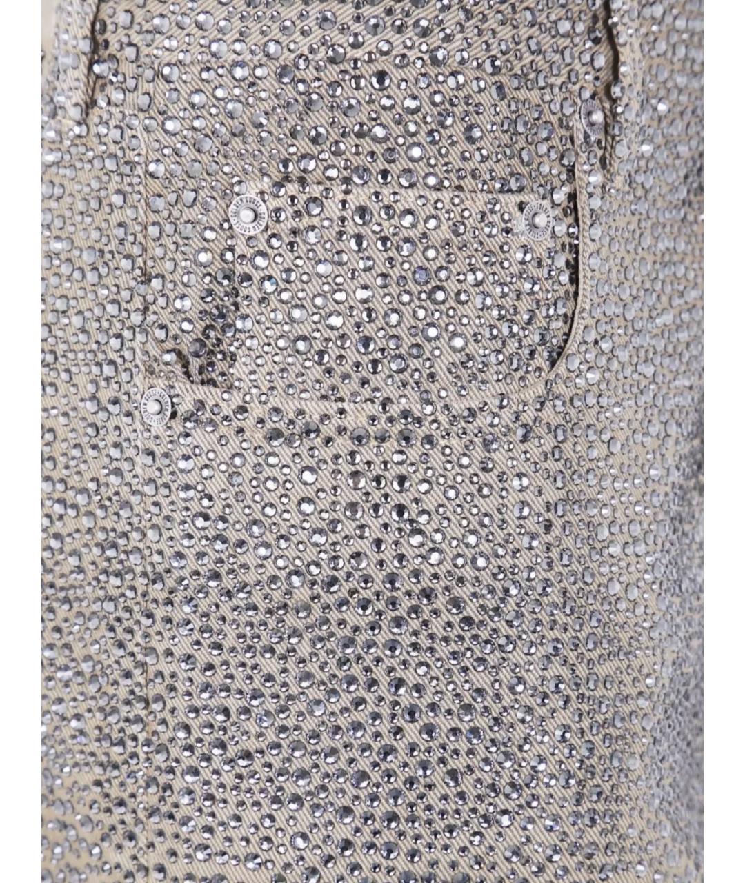 GOLDEN GOOSE DELUXE BRAND Мульти хлопковые прямые джинсы, фото 2