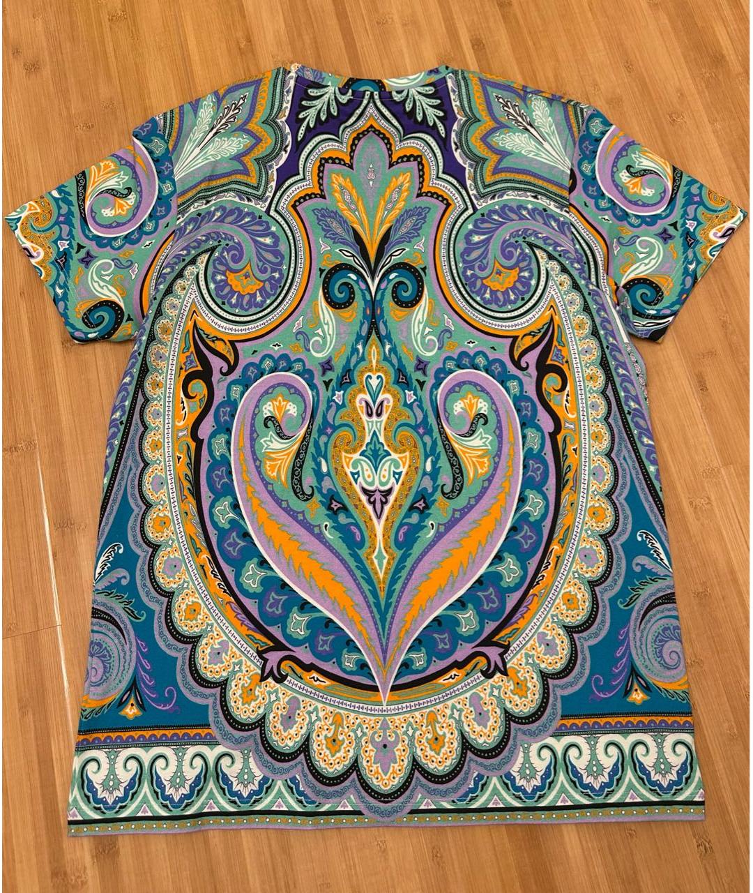 ETRO Мульти хлопковая футболка, фото 2