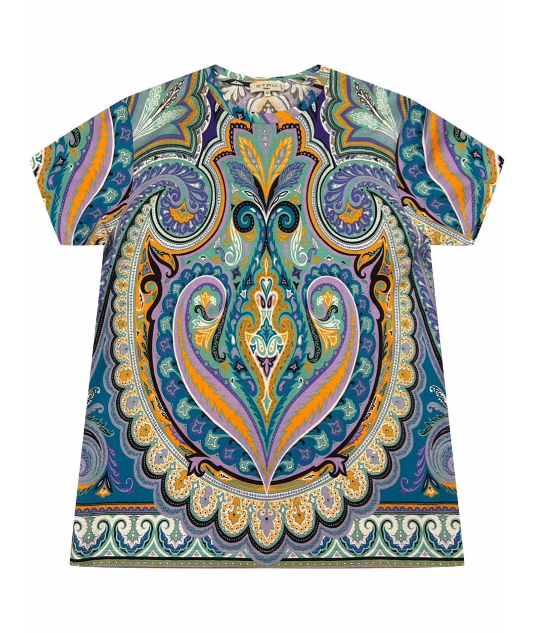 ETRO Мульти хлопковая футболка, фото 1