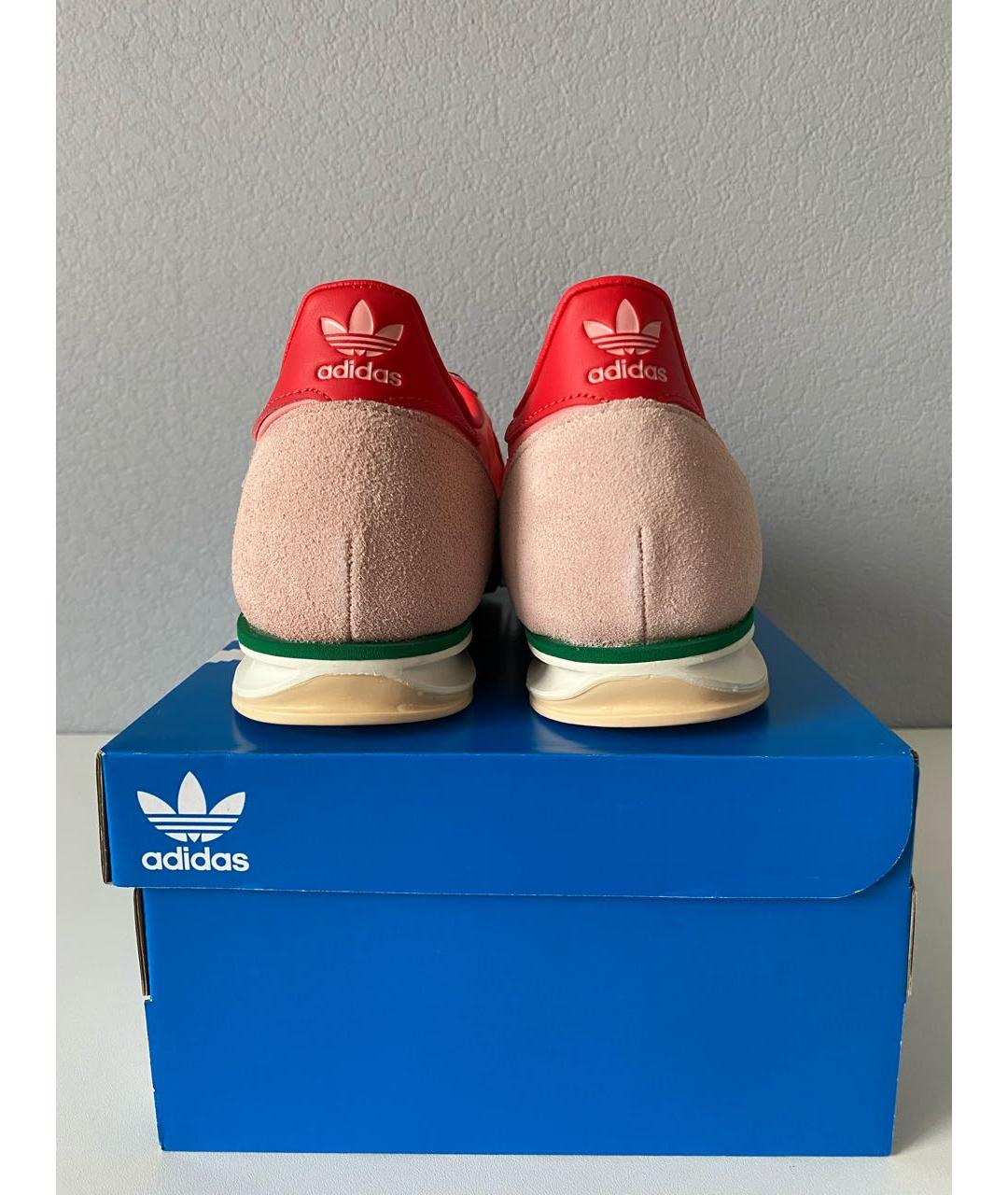 ADIDAS Розовые текстильные кроссовки, фото 5