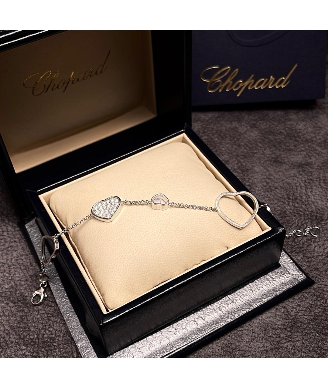 CHOPARD Серебрянный браслет из белого золота, фото 3