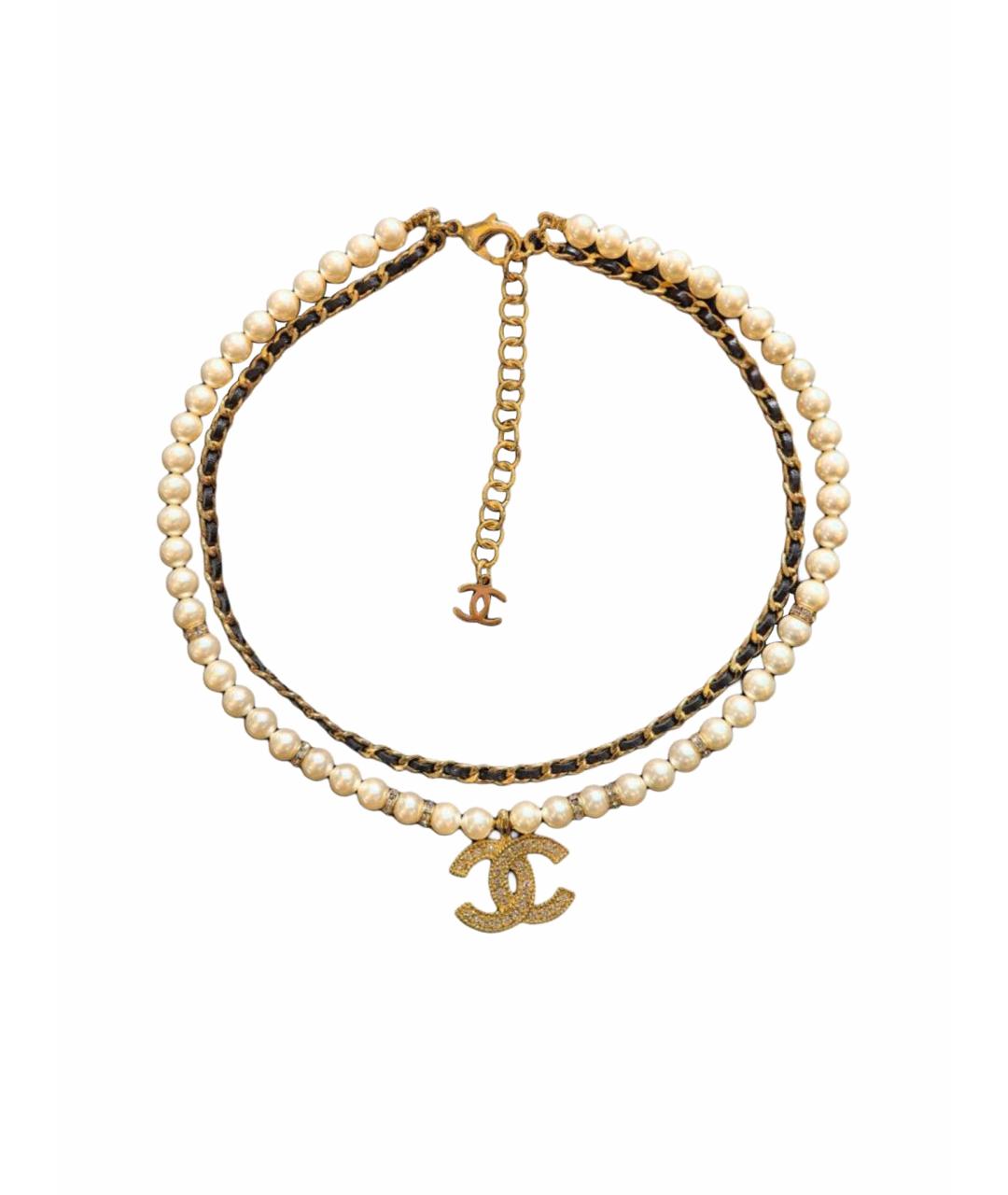 CHANEL Золотой чокер, фото 1