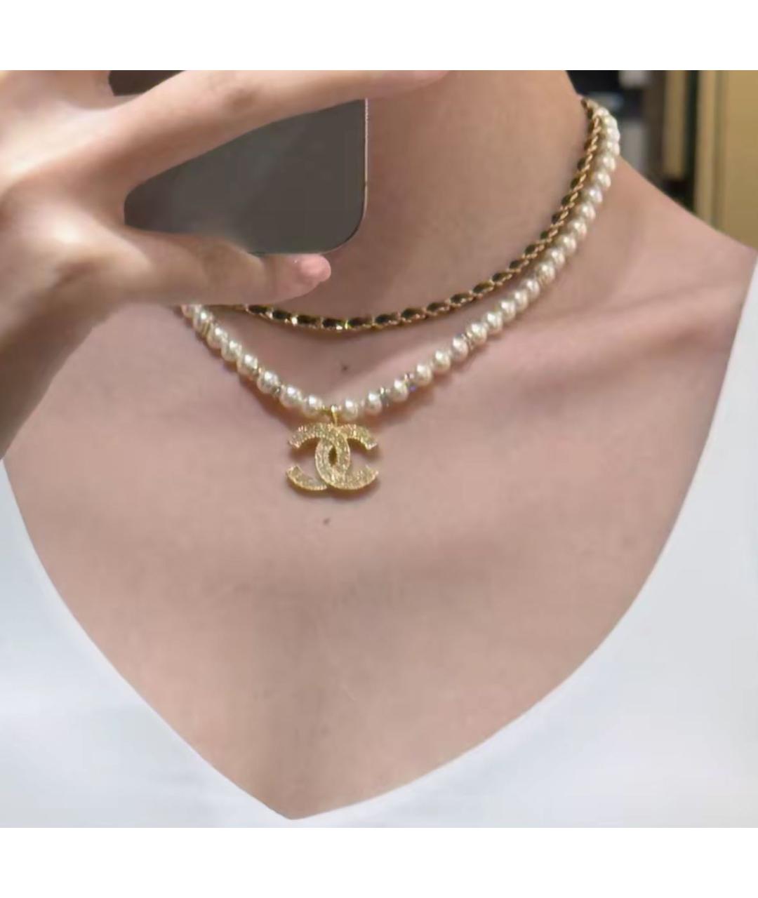 CHANEL Золотой чокер, фото 4