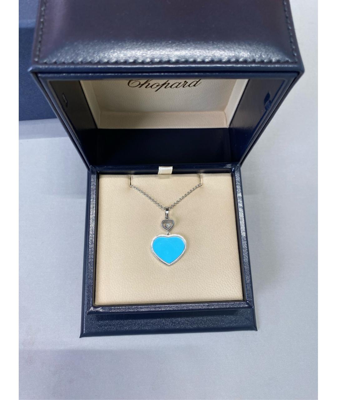 CHOPARD Серебряное колье из белого золота, фото 4