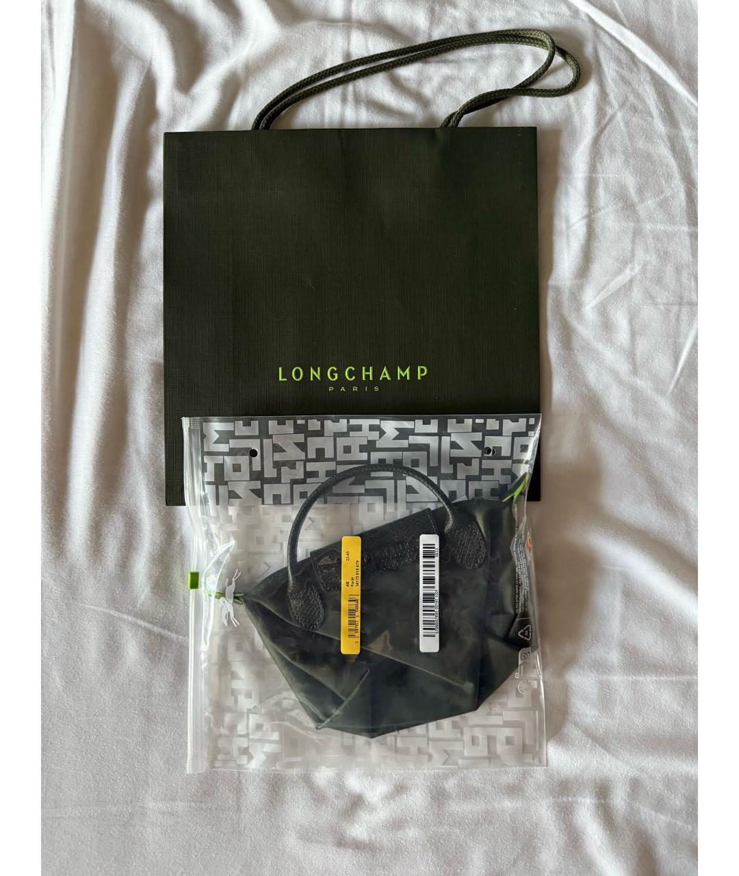LONGCHAMP Хаки сумка с короткими ручками, фото 3