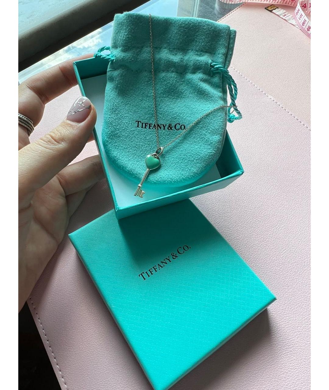 TIFFANY&CO Серебряная серебряная подвеска, фото 4