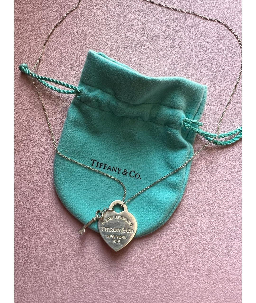 TIFFANY&CO Серебрянный серебряный кулон, фото 4