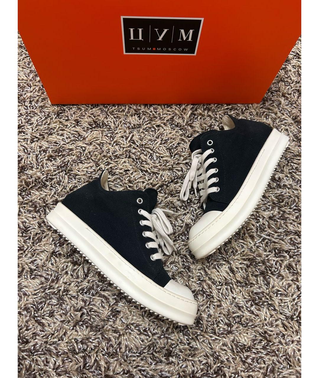 RICK OWENS DRKSHDW Черные кеды, фото 6