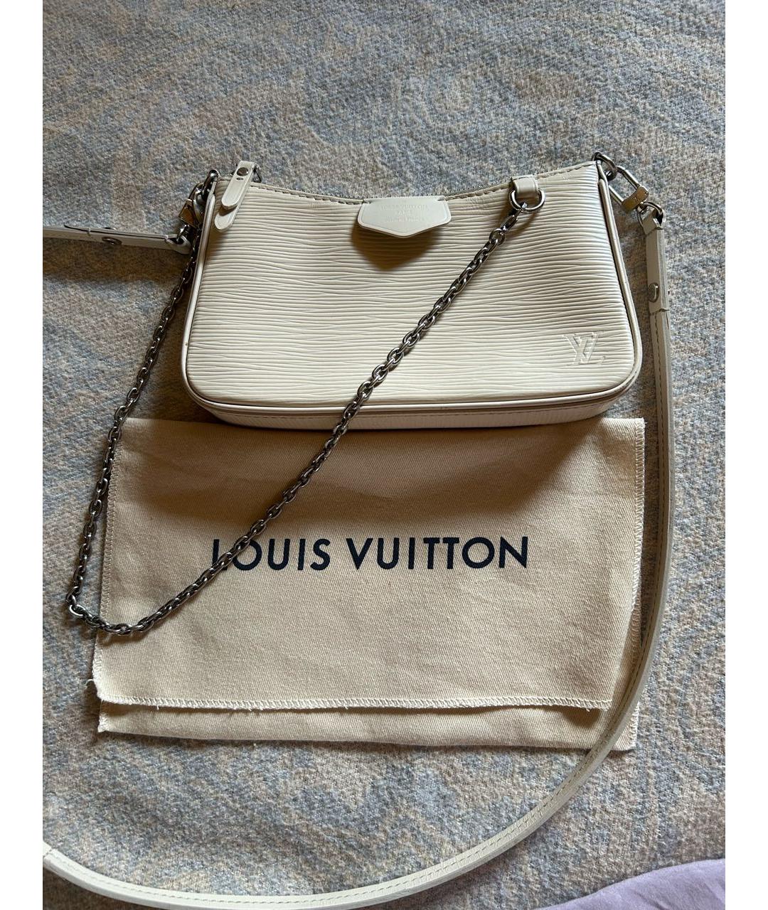 LOUIS VUITTON Бежевая сумка через плечо, фото 6