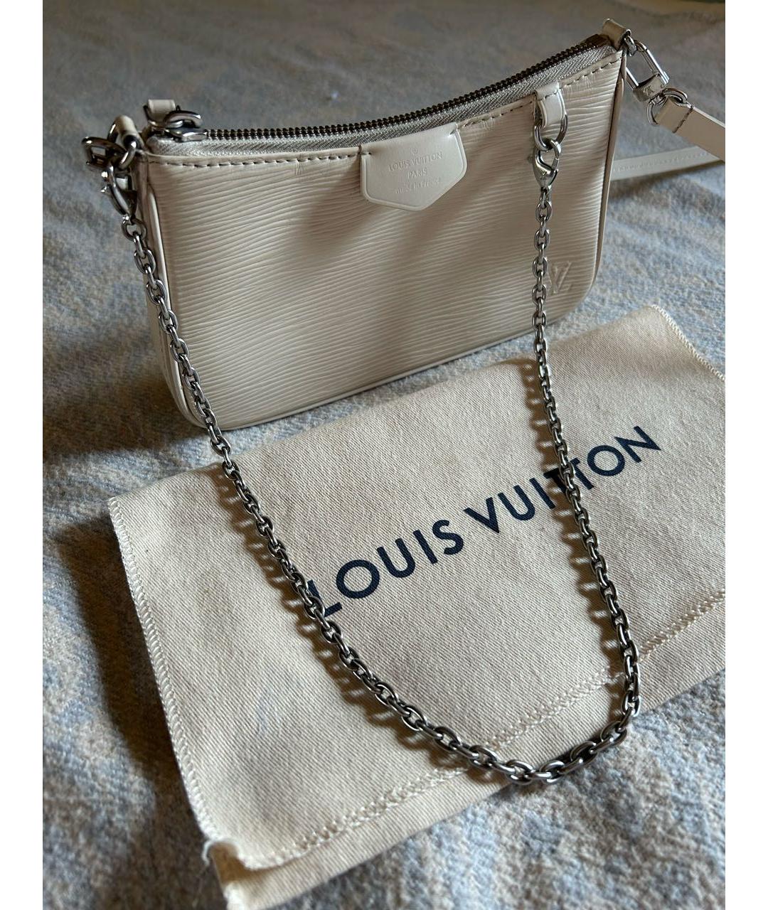 LOUIS VUITTON Бежевая сумка через плечо, фото 3