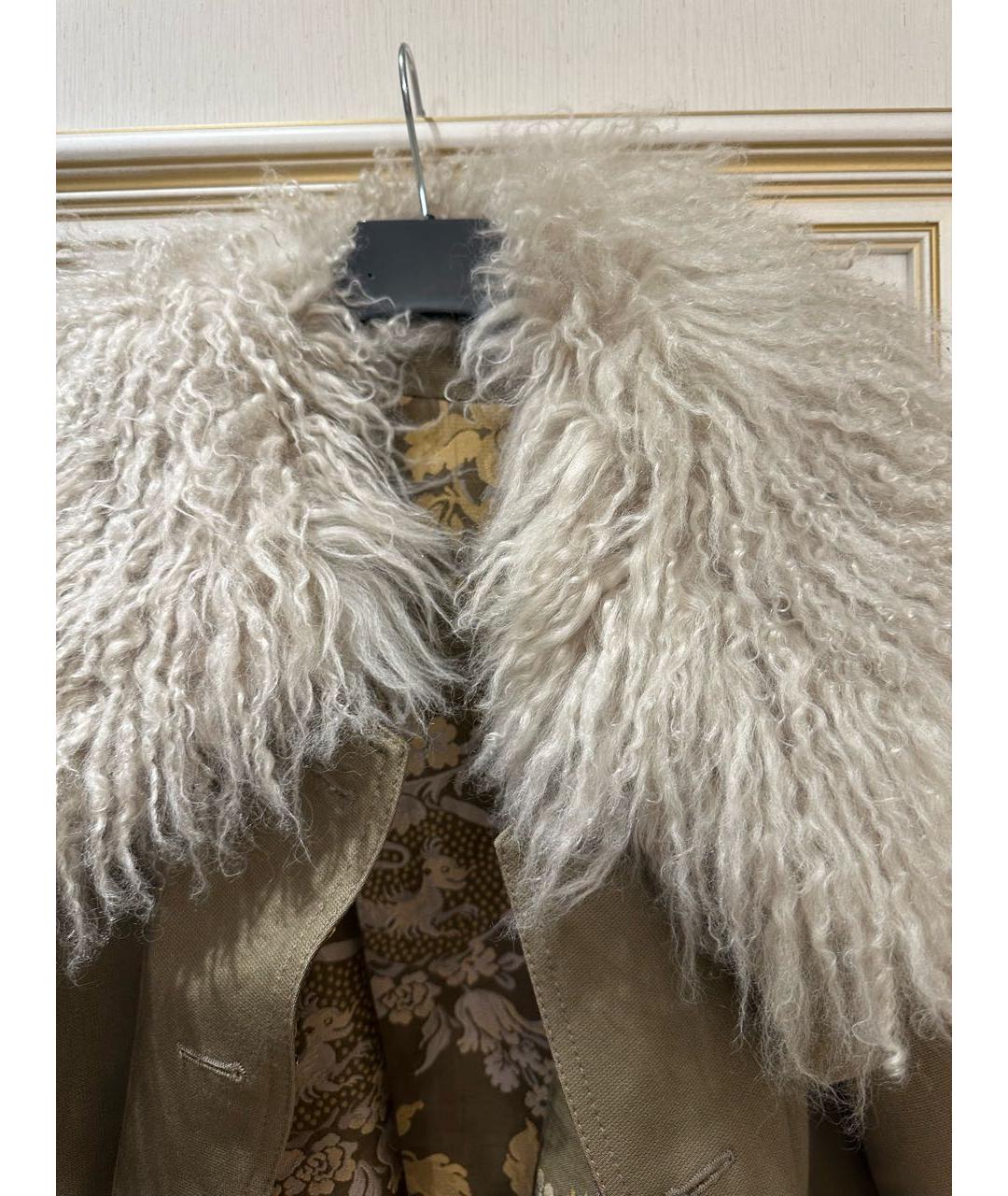 ETRO Хаки хлопковая парка, фото 4