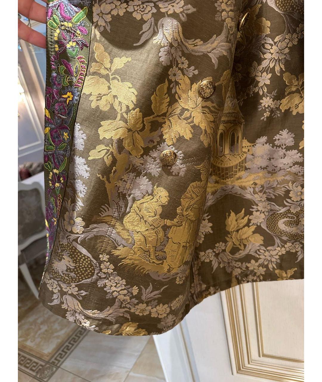 ETRO Хаки хлопковая парка, фото 3