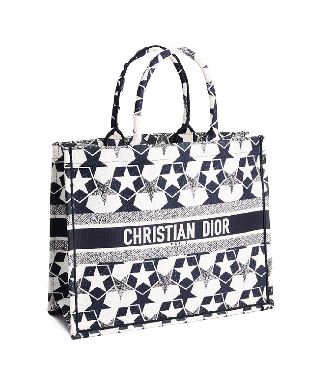 CHRISTIAN DIOR Синяя сумка тоут, фото 2