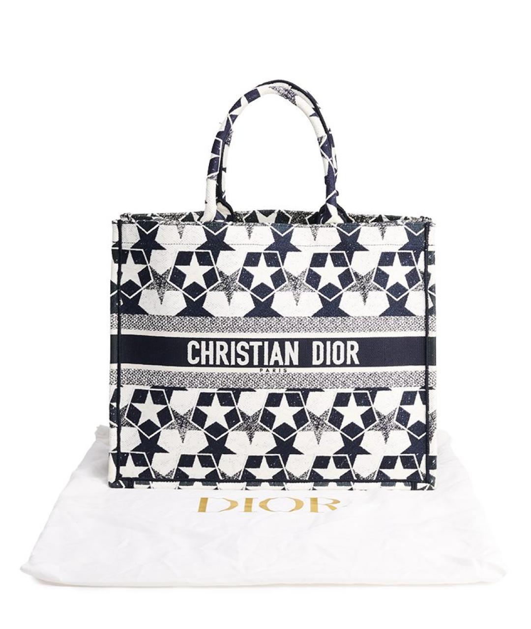 CHRISTIAN DIOR Синяя сумка тоут, фото 7