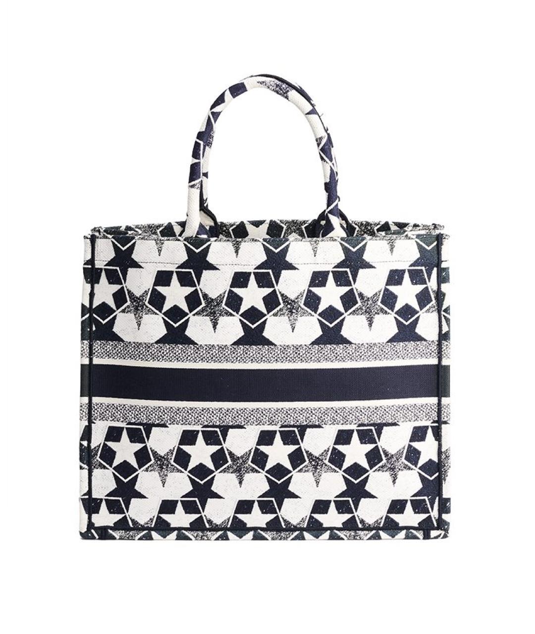 CHRISTIAN DIOR Синяя сумка тоут, фото 3