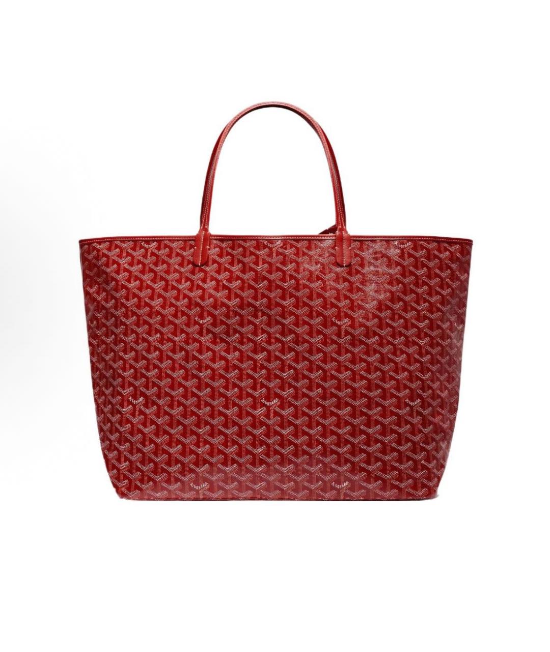 GOYARD Красная сумка тоут, фото 2