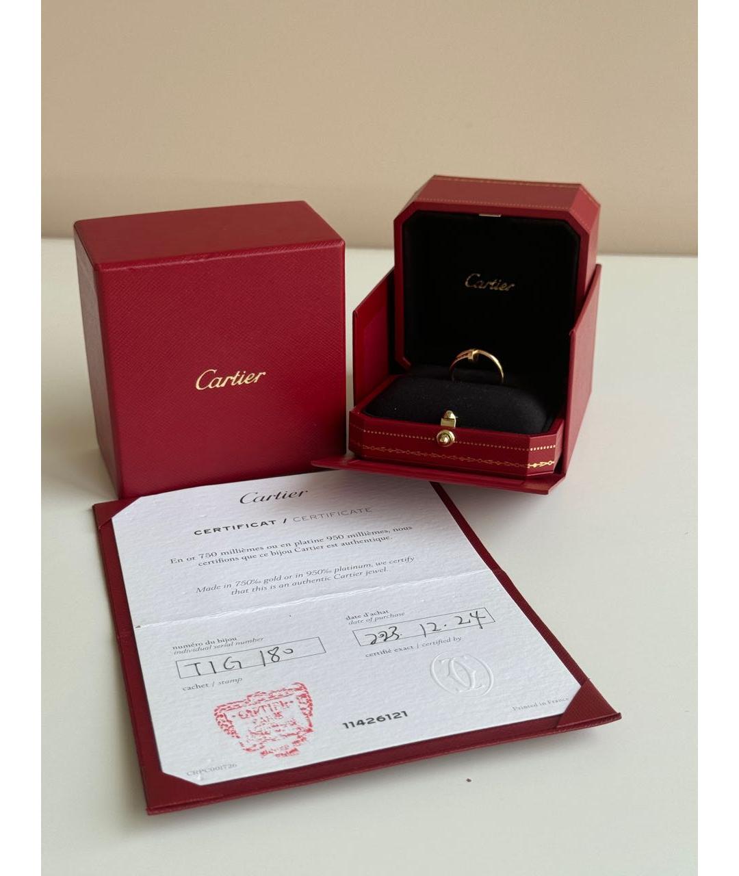 CARTIER Золотое кольцо из желтого золота, фото 3