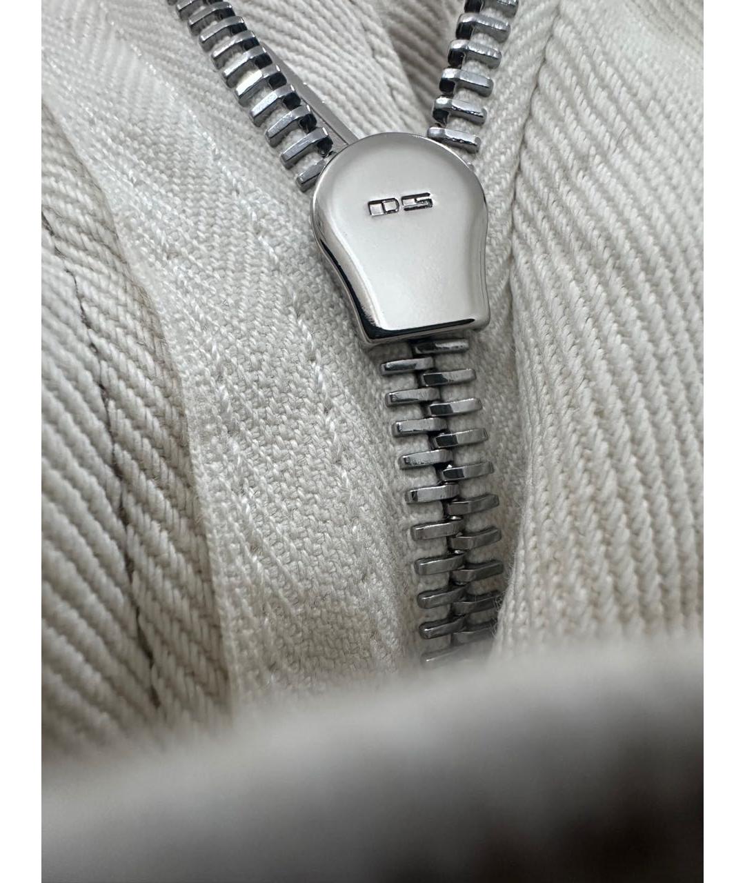 RICK OWENS DRKSHDW Бежевые хлопковые джинсы скинни, фото 6