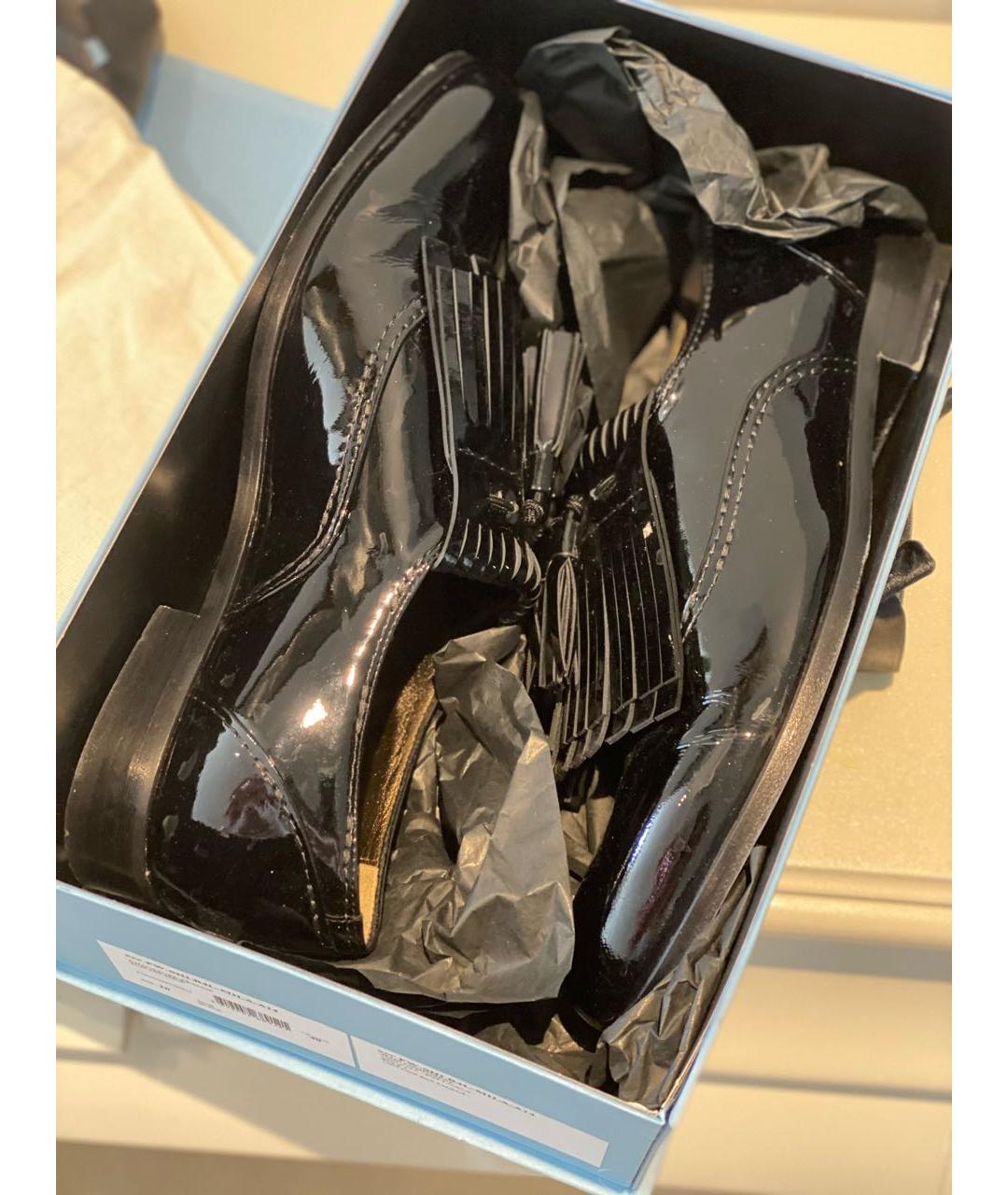 LANVIN Черные туфли из лакированной кожи, фото 5