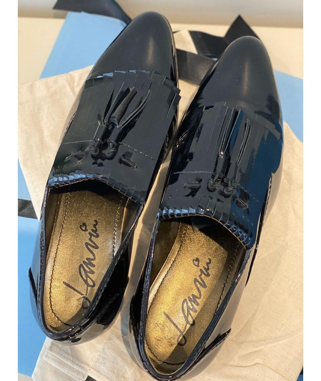 LANVIN Черные туфли из лакированной кожи, фото 3