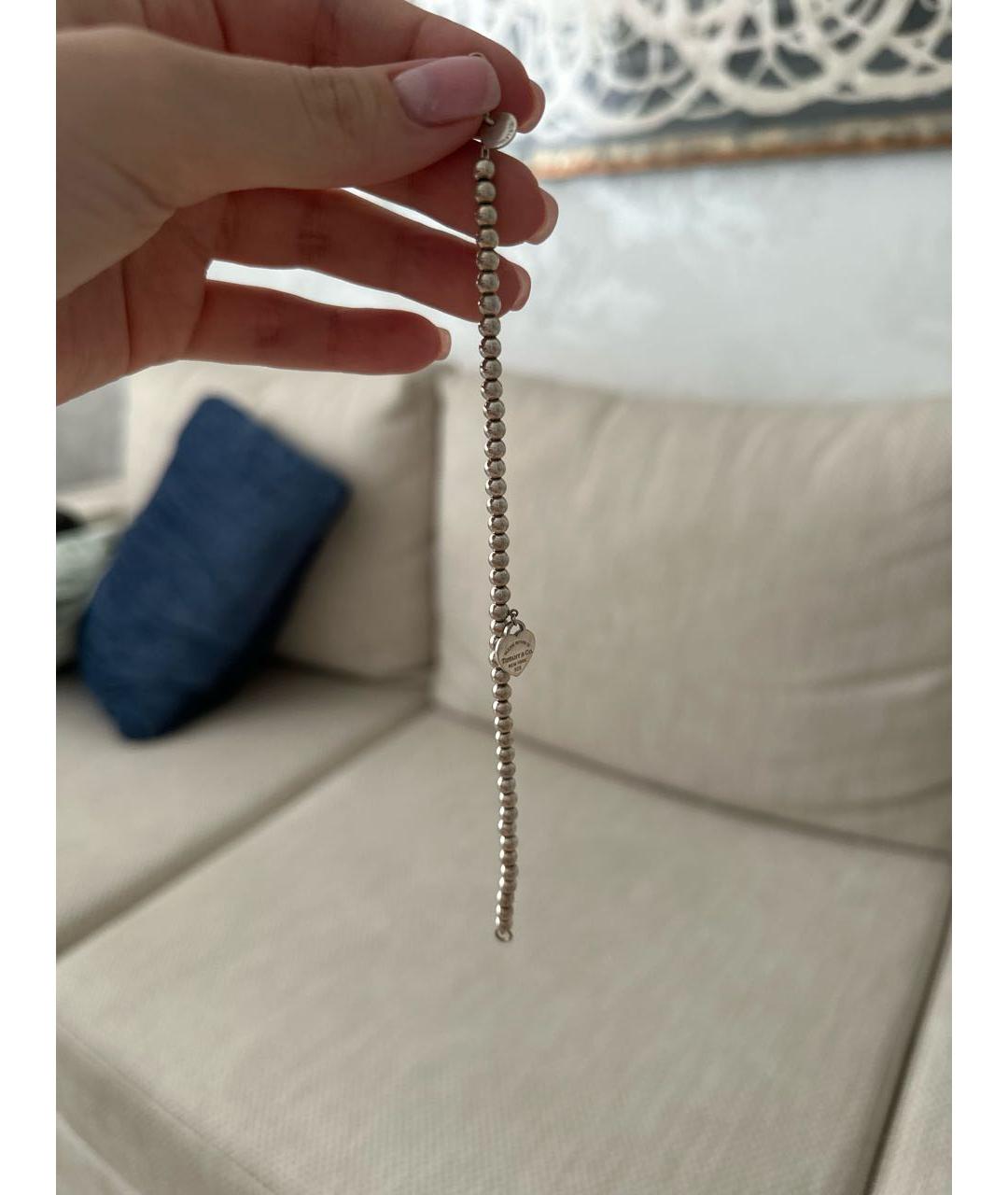 TIFFANY&CO Бирюзовый серебряный браслет, фото 6