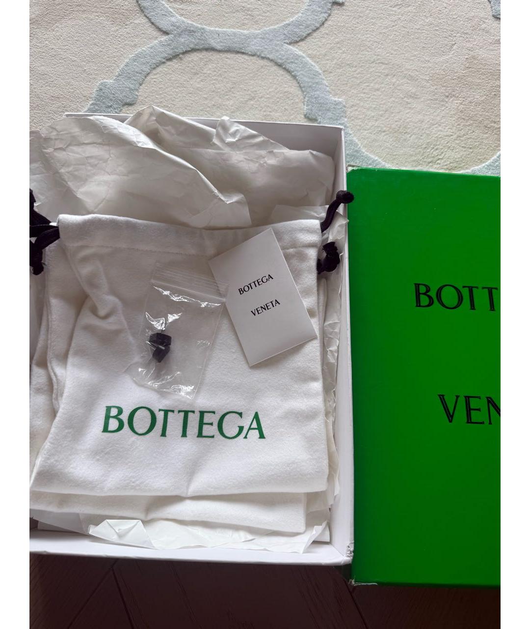 BOTTEGA VENETA Розовые кожаные босоножки, фото 4