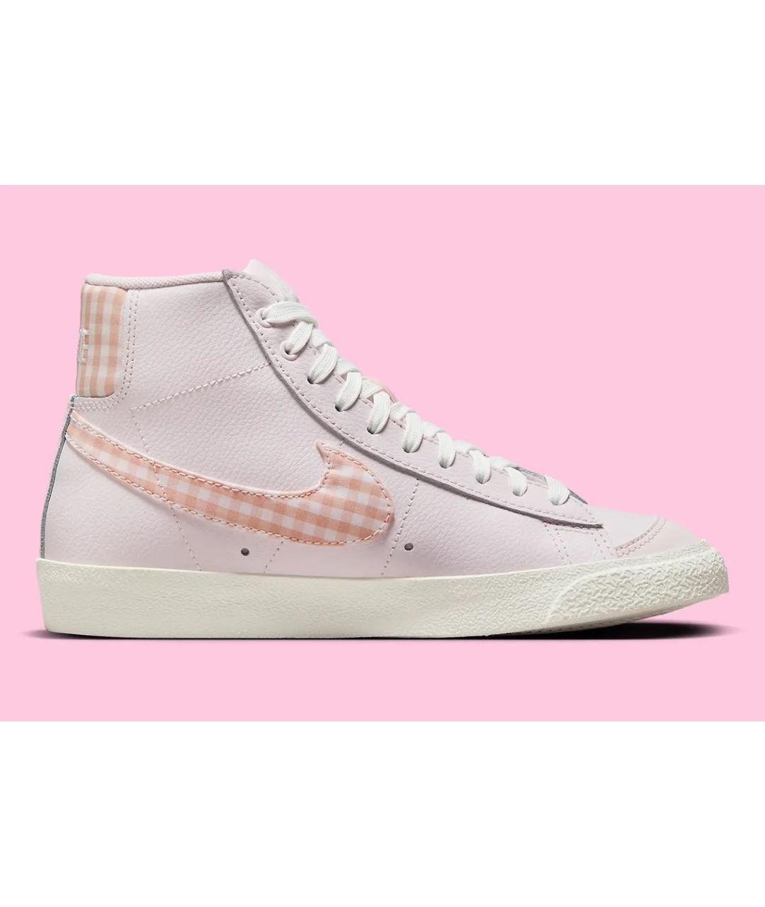 NIKE Розовые кожаные кеды, фото 3