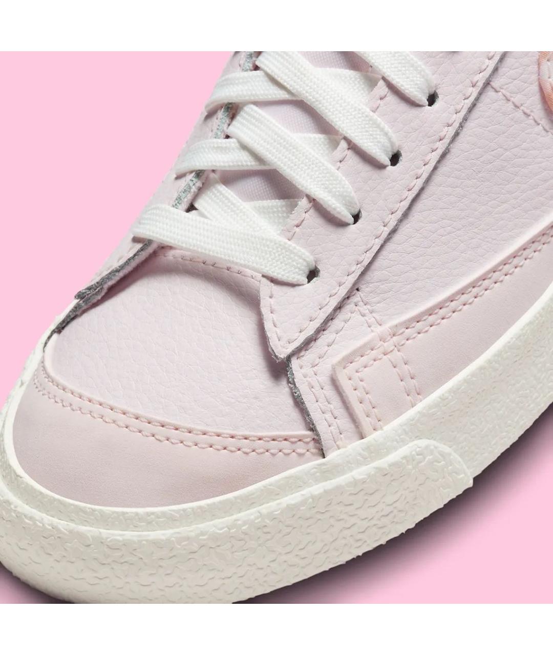 NIKE Розовые кожаные кеды, фото 8